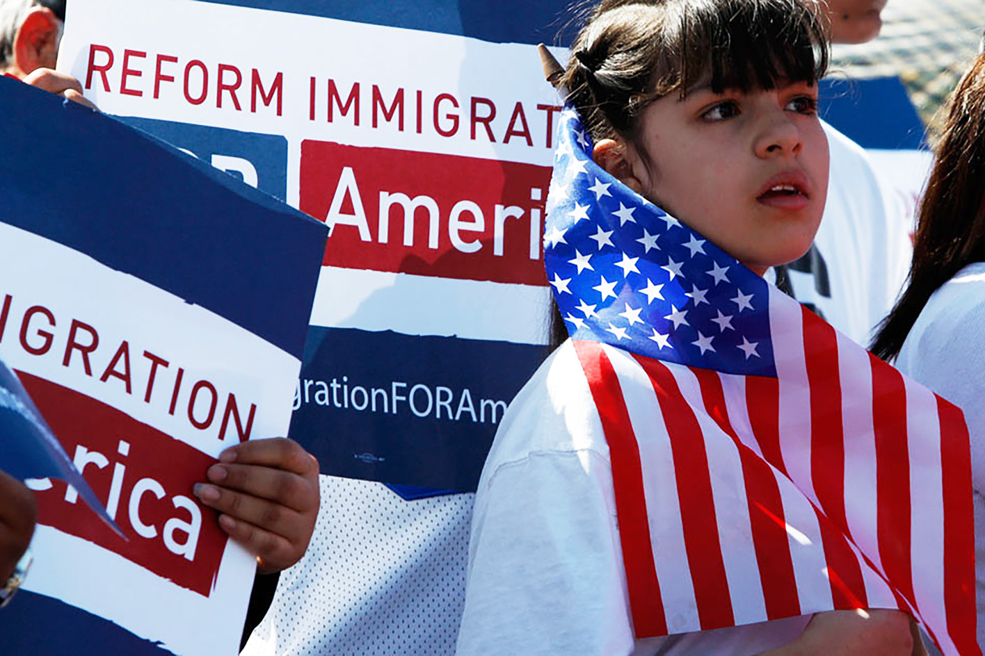 Reform Immigration for America Campaign Header. Plural Brand Strategy and Design