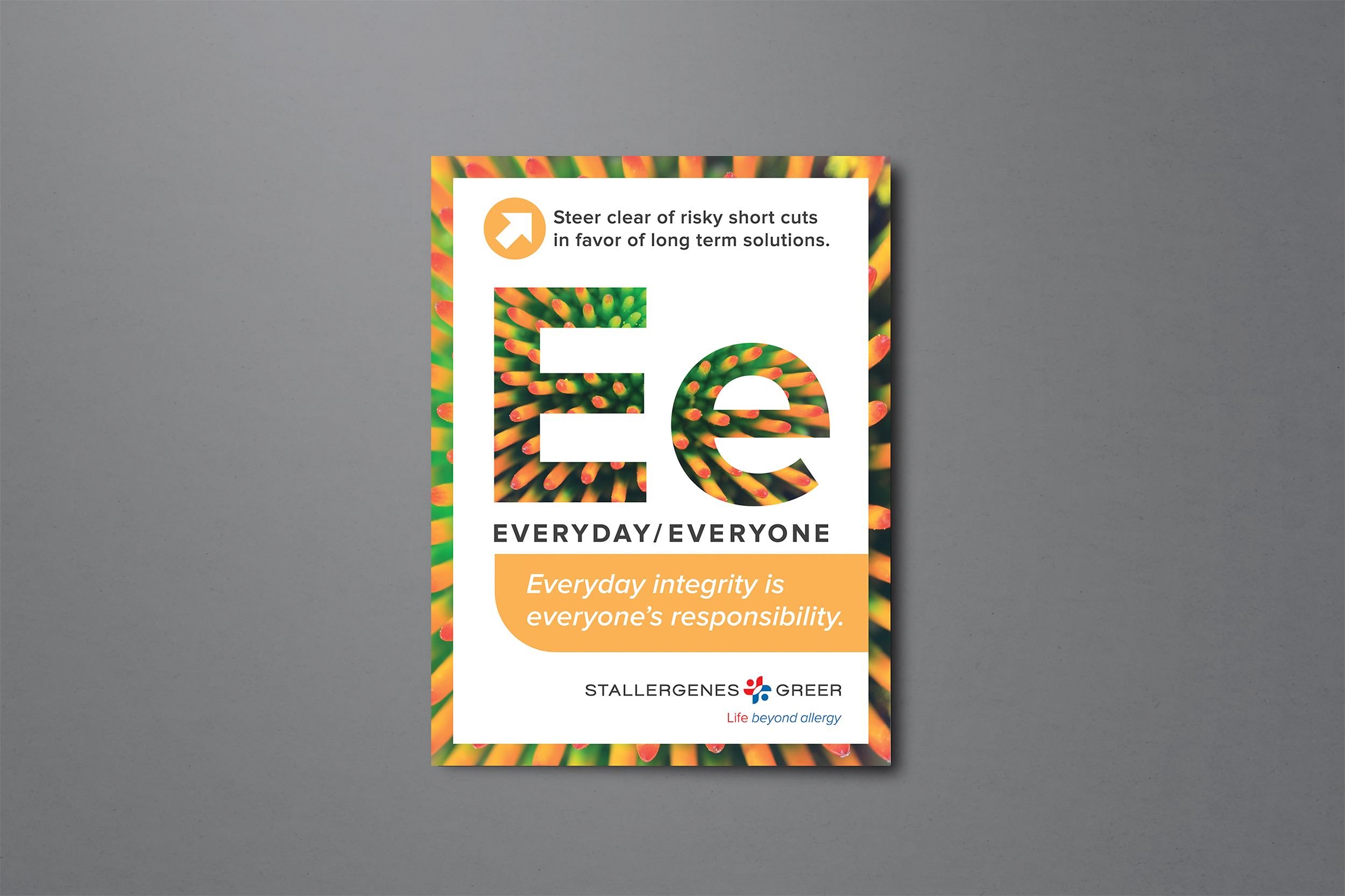 Stallergenes Green Everyday Everyone Campaign Poster 2. Plural Brand Strategy and Design