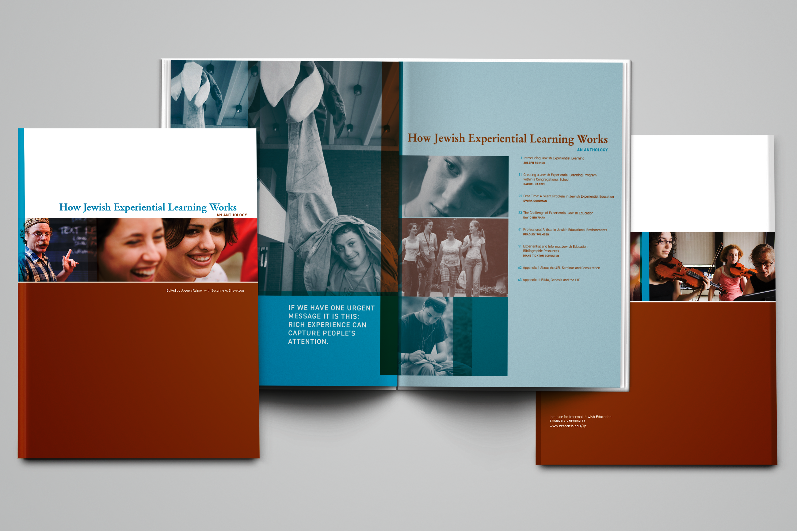 Brandeis University Experiential Learning Book. Plural Brand Strategy and Design