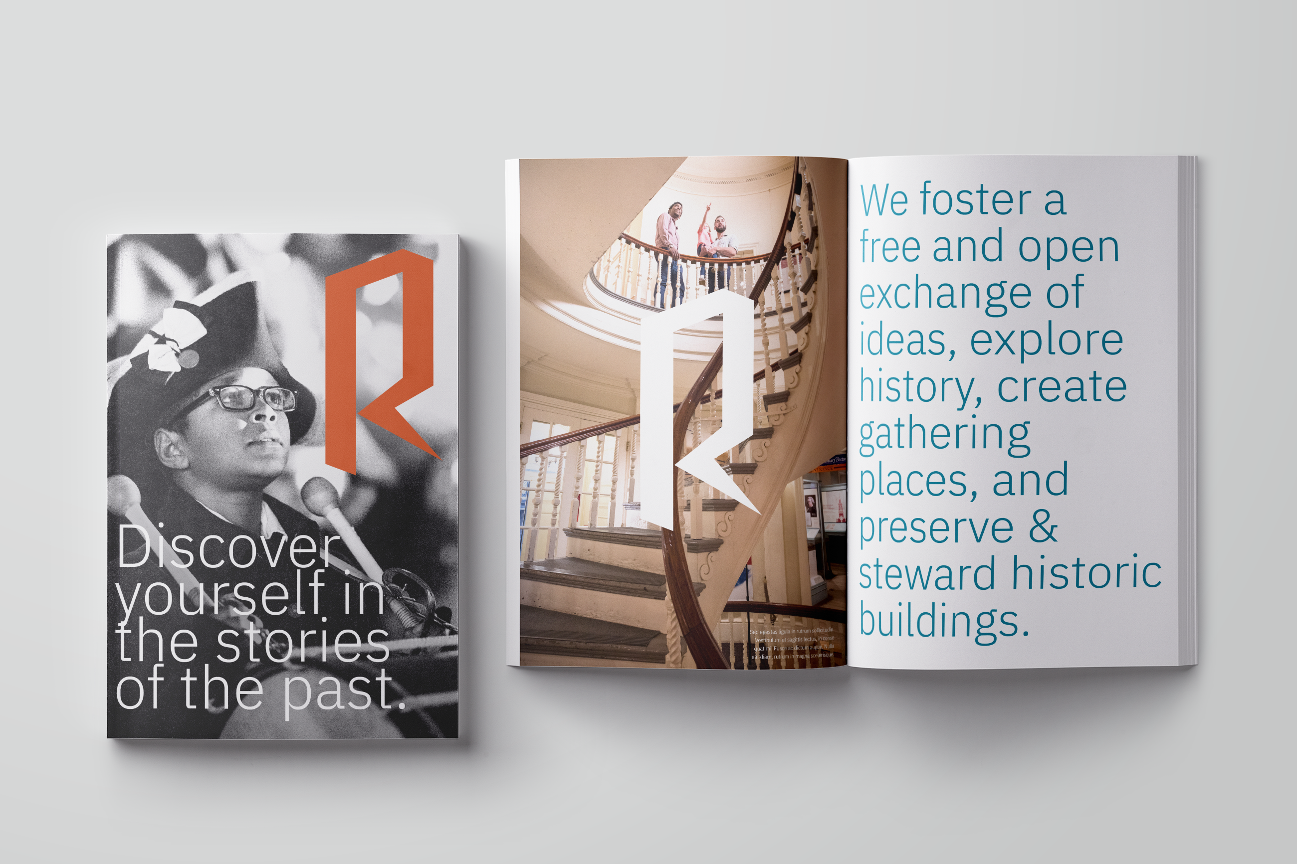 Revolutionary Spaces Brand Brochure. Plural Brand Strategy and Design.