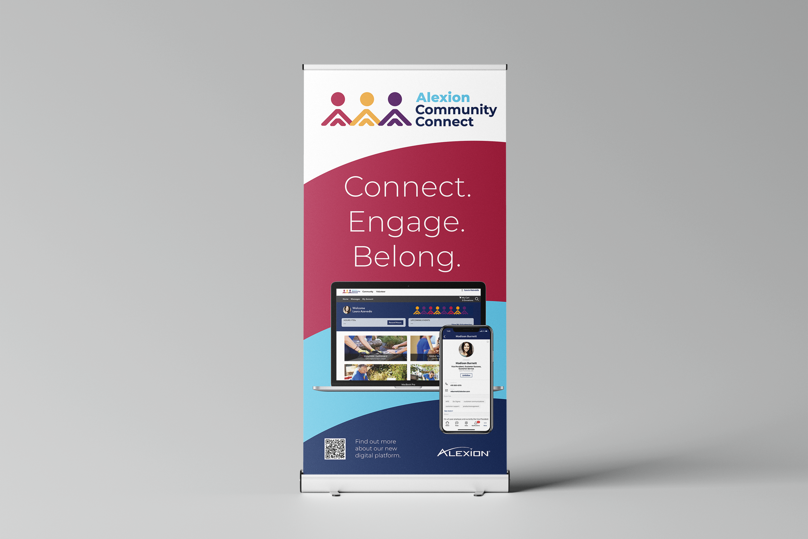 Alexion Employee Community Portal Banner. Plural Brand Strategy and Design